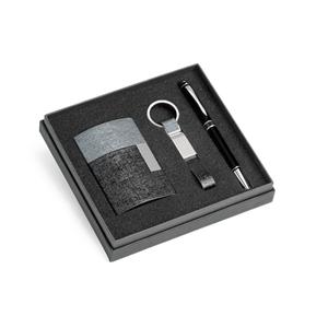 Kit de Porta Cartões, Chaveiro e Caneta