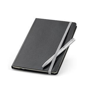 Kit de Caderno e Caneta Esferográfica