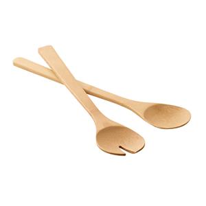 Conjunto de 2 Talheres para Salada em Bambu