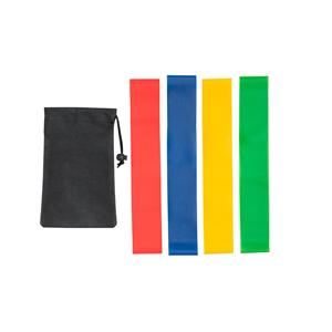 Conjunto de 4 Bandas Elásticas com Bolsa de TNT