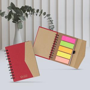 Caderno Ecológico com Autoadesivos