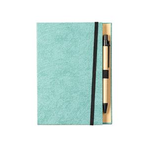 Bloco de Anotações com Autoadesivos e Caneta