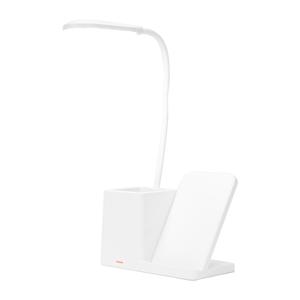 Luminária Led com Carregamento via Indução e Porta-Canetas